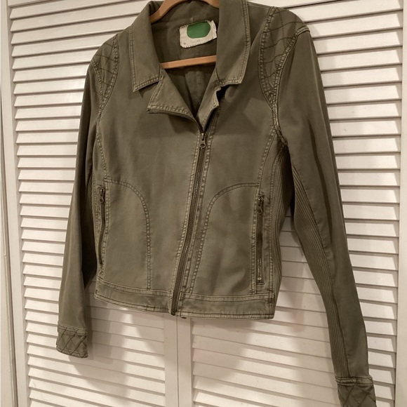 Anthropologie Everyday  Easy  Moto. Jacket L - Picture 3 of 9